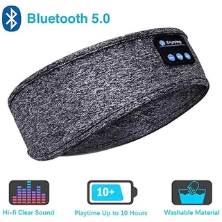หูฟังบลูทูธ Fone ที่คาดศีรษะสำหรับนอนแบบสปอร์ต หูฟังไร้สายแบบยืดหยุ่น หน้ากากปิดตาสำหรับฟังเพลง