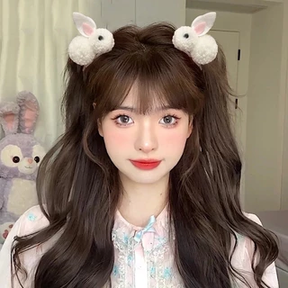 กิ๊บติดผม รูปกระต่ายน่ารัก สไตล์เกาหลี สําหรับผู้หญิง