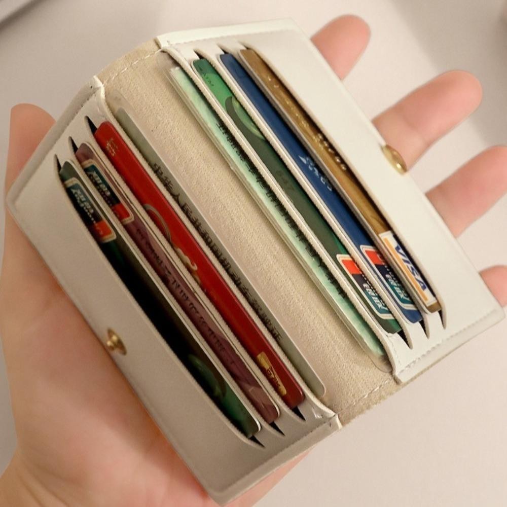 กระเป๋าใส่เหรียญ ESTRENAR, กระเป๋าสตางค์ขนาดเล็กน้ําหนักเบากันน้ํา, หนัง PU แบบพกพาความจุขนาดใหญ่กระเป๋าเงินผู้หญิง