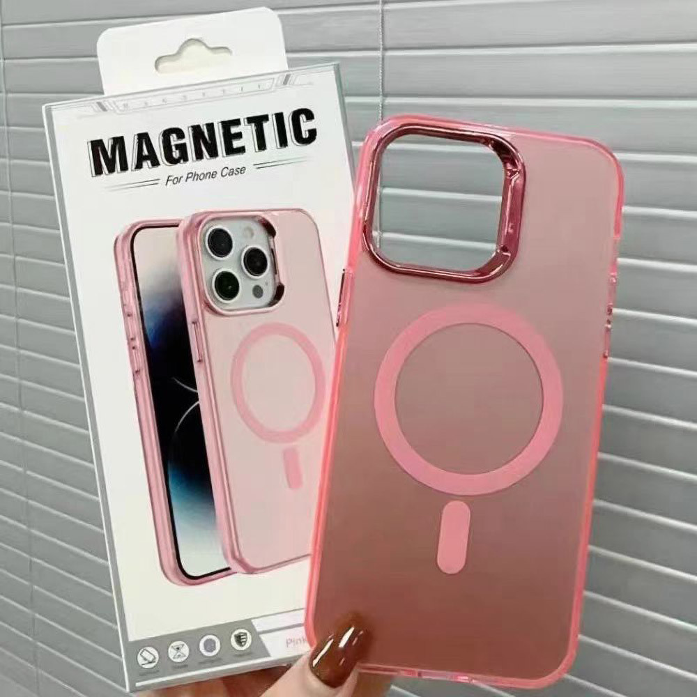 IMD เคสแม่เหล็ก เคลือบด้วยไฟฟ้าสำหรับ for IPhone 13 16 11 12 14 15 Pro Max X XR XS MAX 7 8 Plus เคสไ