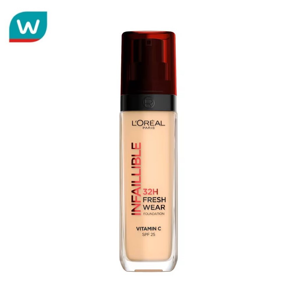 L'Oreal Makeupลอรีอัล อินเฟลลิเบิล 32H เฟรช แวร์ ฟาวน์เดชั่น 105.8ก. 100