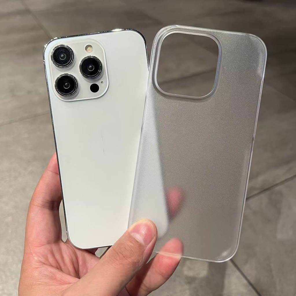 Pc Matte อะคริลิคโปร่งใส Hard เคสโทรศัพท์สําหรับ IPhone 16 15 14 13 12 11 Pro Max 14 15 16 Plus Clear กันกระแทกกรณี