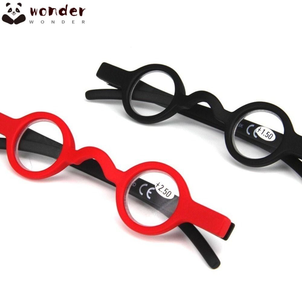 Wonder แว่นอ่านหนังสือ, กรอบกลมแบบพกพาแว่นตา Presbyopic, ของขวัญ Retro 1.0/1.5/2.0/2.5/3.0 เรซิ่นแว่นสายตายาว