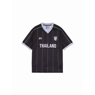 WARRIX Oversize แขนสั้น เสื้อบอล เสื้อทีมชาติไทยโอเวอร์ไซส์ (WA-243FBATH10) - สีน้ำเงิน/ดำ/แดง