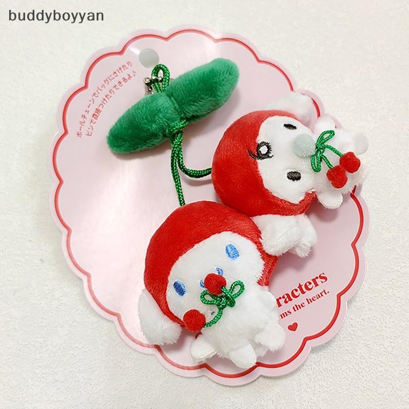 Bbth Sanrio Kuromi Pom Pom Purin Hello Kitty Cherry ตุ๊กตาพวงกุญแจเครื่องประดับ Kawaii Plushie นุ่มยัดไส้กระเป๋านักเรียนจี้ของขวัญ Vary
