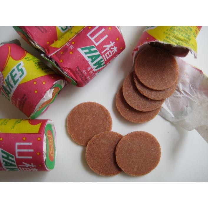 ขนมเหรียญบ๊วยจีน บ๊วยแผ่น อร่อยย้อนวัย บรรจุแพคละ 10 ห่อเล็ก