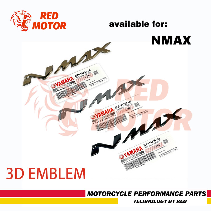 ป้าย 3D แท้ NMAX B6H-F173B-00/2DP-F173B-20/2DP-F173B-50 1 ชิ้น