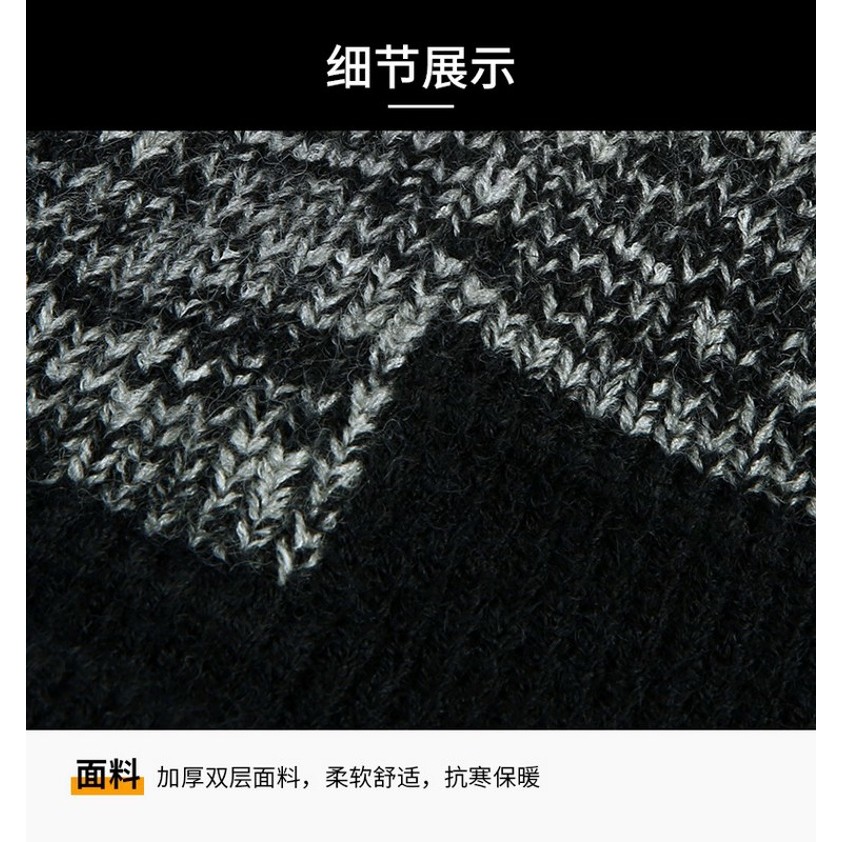 Jeep SPIRIT หมวกผ้ากํามะหยี่ผู้ชายฤดูหนาวกันลมป้องกันหูหมวกอบอุ่นคู่เวอร์ชั่นเกาหลีอินเทรนด์ตุ๊กตาหนาหมวกเย็นป้องกัน - รูปที่ 5