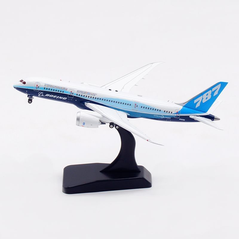 AV 1: 400 โบอิ้งเคลือบโบอิ้ง B787-8 N787BX เครื่องบินโลหะผสมรุ่น Landing Stand ถอดออกได้