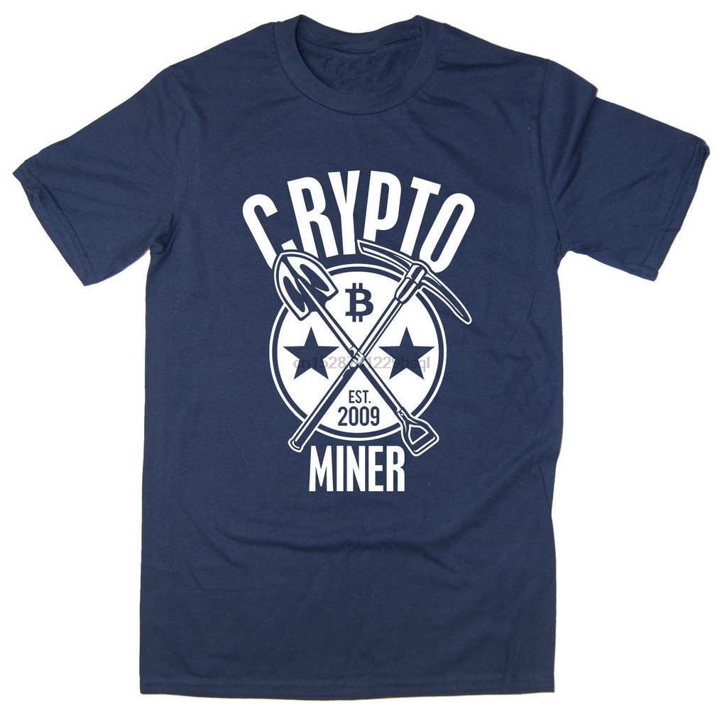 เสื้อยืด Crypto Miner - BTC ETH LTC - 6 สี ฮิตติดตลาด ส่งฟรี!