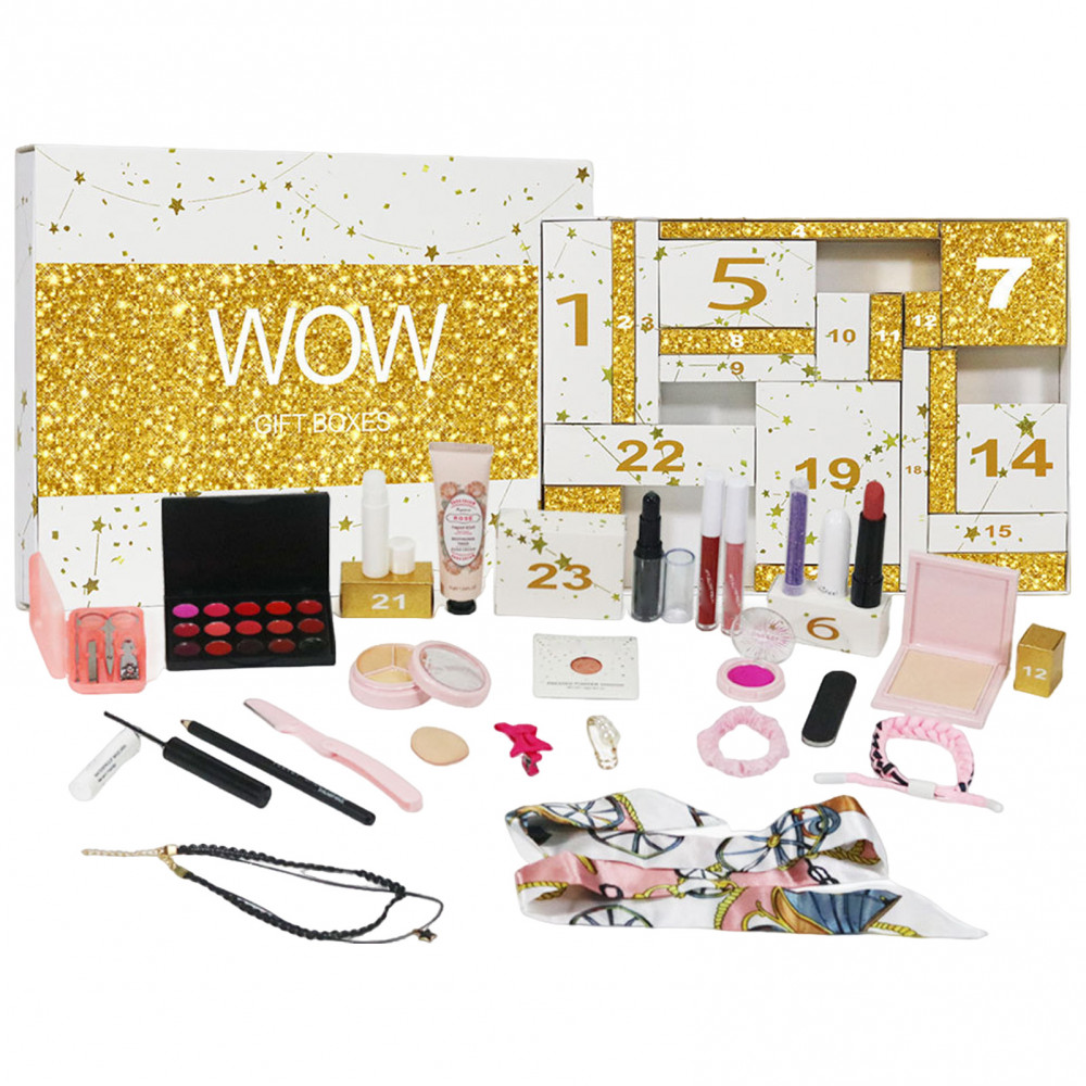 YL Makeup Advent Calendar 24 Days of Beauty Advent Calendar Gift Set, 24 Individually Boxed Makeup &