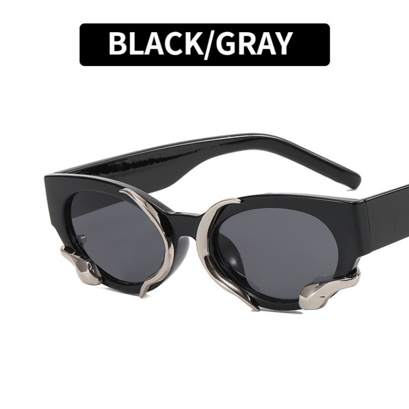 แว่นกันแดดรูปทรงสามมิติแฟชั่นใหม่ Y2K Retro - รูปที่ 7