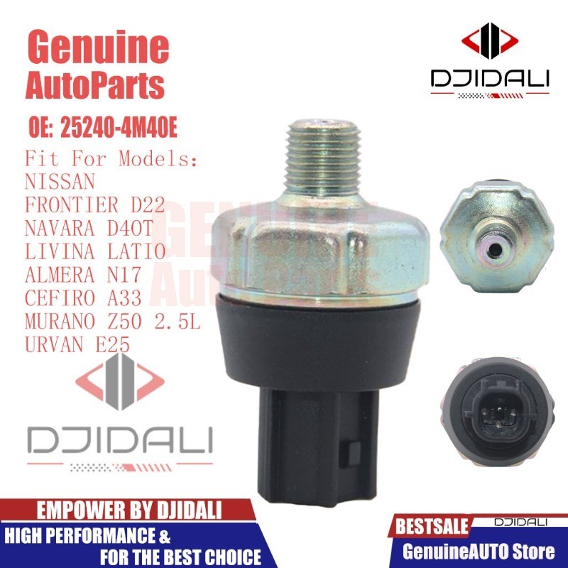 สวิตช์แรงดันน้ํามันเครื่องสําหรับ NISSAN FRONTIER D22, NAVARA D40T, LIVINA LATIO, ALMERA, URVAN E25,