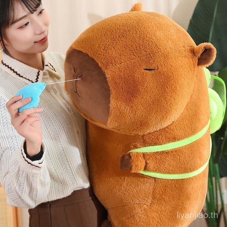 ตุ๊กตาคัปปีบาลาขนาดใหญ่ตุ๊กตาของเล่นยัดนุ่นตุ๊กตาคาปิบาร่าหมอนกอดตุ๊กตาเด็กผู้หญิงเด็กของขวัญวันเกิด