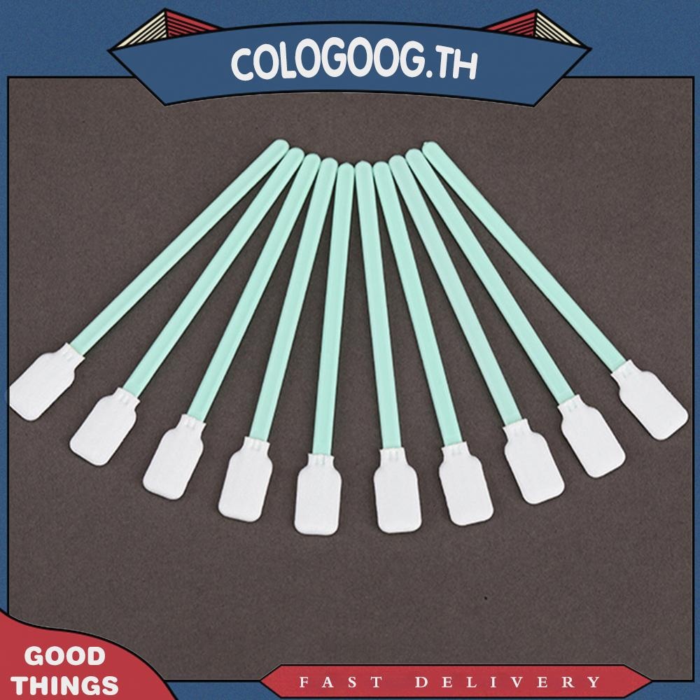 [colog.th] 100 ชิ้น/ถุงผ้าฝ้าย Micro Swab ป้องกันไฟฟ้าสถิตย์สําหรับทําความสะอาดเลนส์โฟกัสป้องกัน Windows