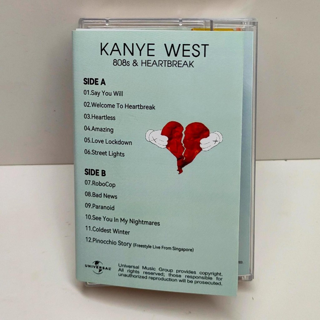 Wanmgxqyl1314 Tape Rap King Kanye Kanye West Kanye West Kanye West 808s & Heartbreak