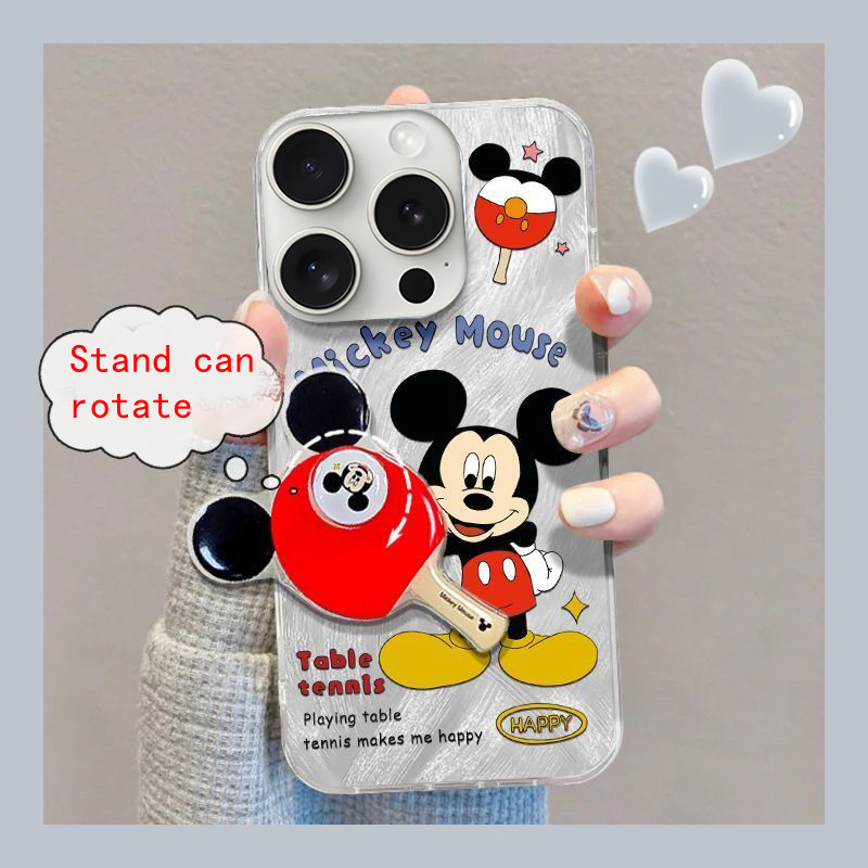 เคสโทรศัพท์ลายมิกกี้เม้าส์สำหรับสาวๆ Realme 13 12 Pro Plus 5G 12 + 12Pro + 13Pro + 11Pro + 12x 11x 11 10 9i 8i 7i 7i 7 4G 6 5 5s 5i 6i ขาตั้ง