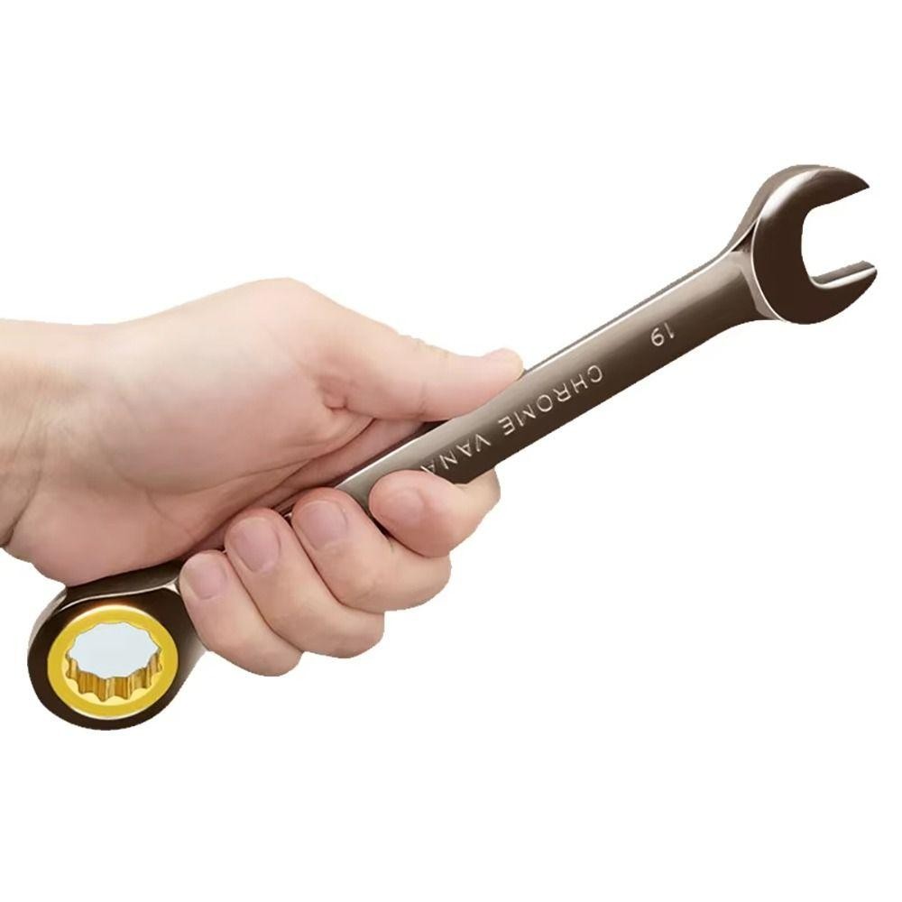 Breeze 1 ชิ้นประแจวงล้อ, ฮาร์ดแวร์มือเครื่องมือ Double-ended Open-end Two-way Quick ประแจ, Universal Dual-purpose พร้อมประแจพลัมหลายขนาด - รูปที่ 7