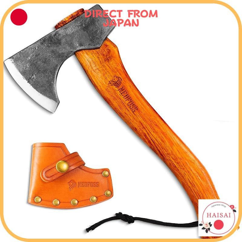 [Direct From Japan]Camp axe, bonfire, hand axe, 33cm NEDFOSS forged axe, firewood splitting axe, bee