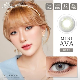 คอนแทคเลนส์[มินิ] Mini Ava Brown / Gray (Kitty Kawaii) ☁️ มี อย.ไทย