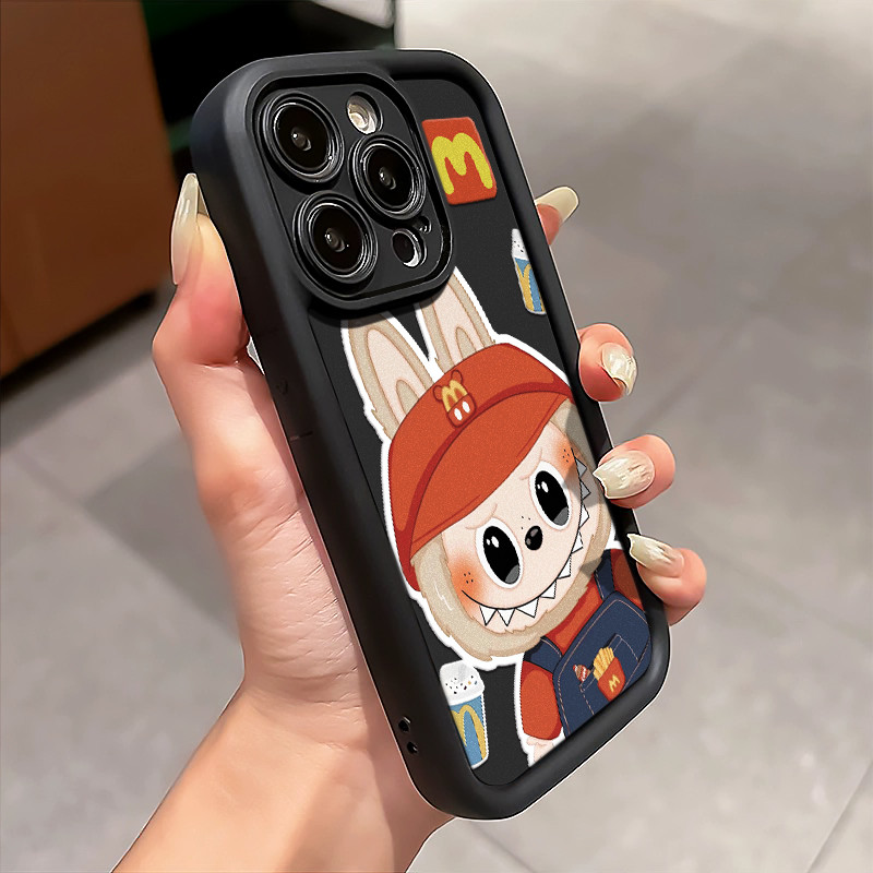 M Ji Labubu กรณี HP VIVO Y18 Y19s Pro Y28 Y29 5G Y29s V40 5G V40 Lite 5G V50 V27e V29e Y28 สาวปลอกอ่