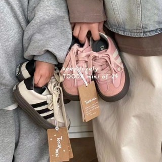 เด็กรองเท้าผ้าใบสําหรับสาวโรงเรียนอเนกประสงค์เด็กรองเท้าเทนน…