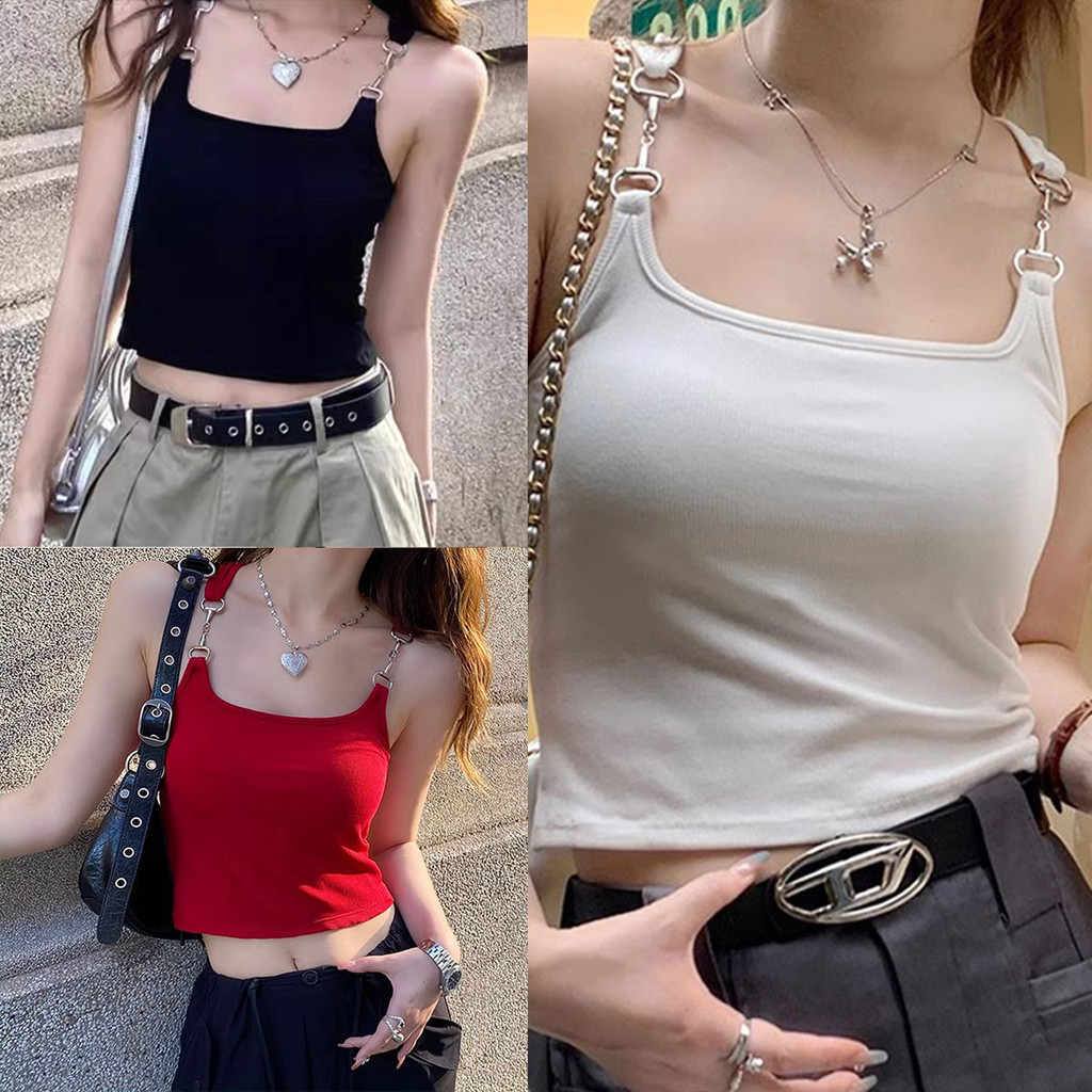 เสื้อสายเดี่ยวที่ให้ลุคหวาน
