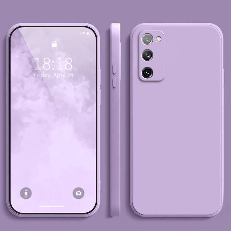 เคส Samsung S20 fe สีทึบ Samsung S20fe เคสซิลิโคนป้องกันการตกสีธรรมดาเรียบง่าย YT ราคา ถูกที่สุด ดีลบีเคเค แกลเลอรีภาพที่ 7