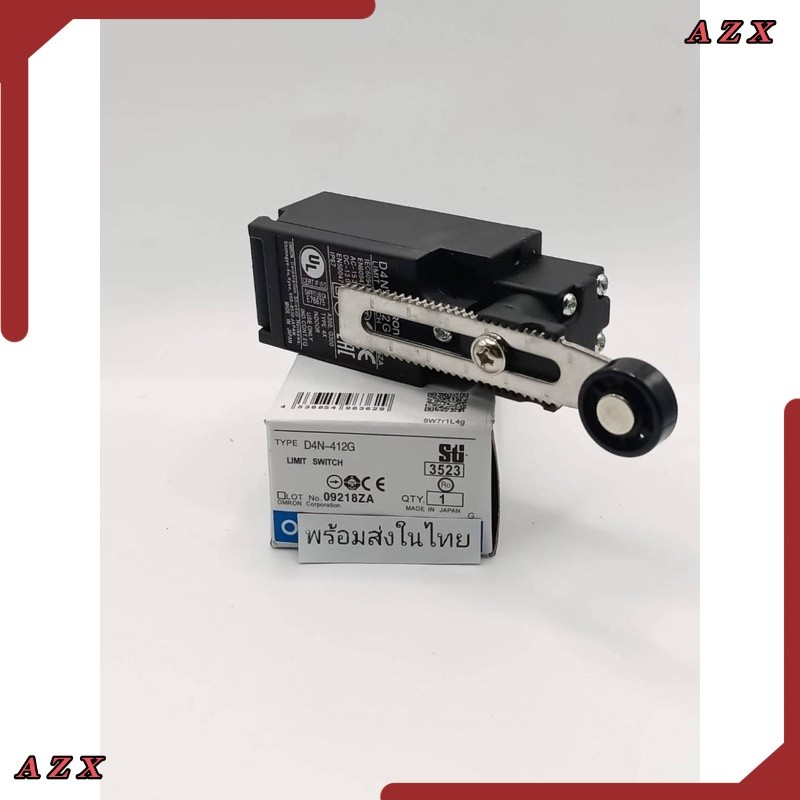 แท้ D4N-212G ยี่ห้อ Omron Limit Switch ของใหม่ มือ1 มีสินค้าพร้อมส่งในไทย