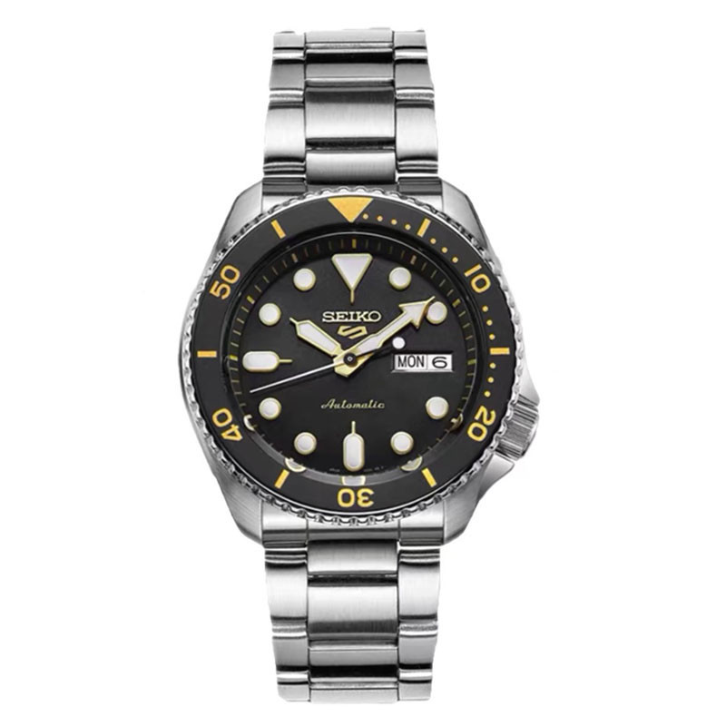 Seiko Sko5 Mens Multifunctional Quartz Watch Smooth Moving