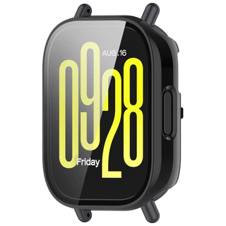 เคส กระจก + เคสสํา Xiaomi Redmi Watch 5 Active 5 Lite เคส พร้อมฟิล์มกระจกนิรภัย สำหรับ สําหรับ สายนาฬิกาข้อมือ