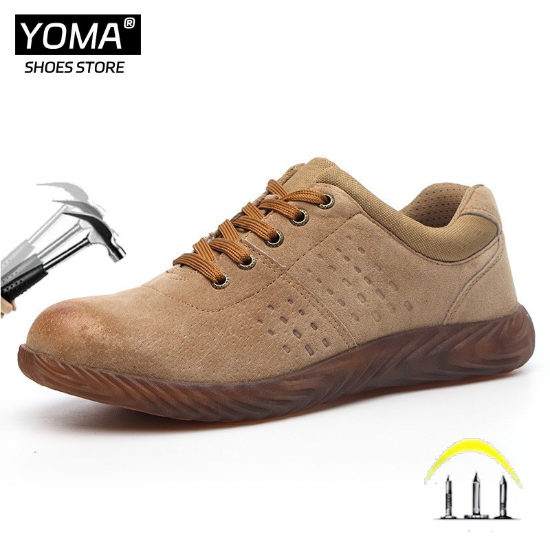รองเท้าเซฟตี้ รองเท้าทำงาน เพื่อความปลอดภัย สำหรับผู้ชาย safety shoes ขนาด size 36-46