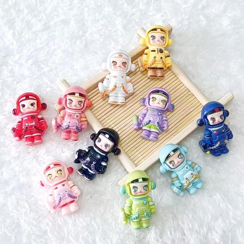 ตุ๊กตาเรซิน DIY ตุ๊กตาเรซินตุ๊กตาสุ่มตุ๊กตาเรซินขนาดเล็ก3มิติตุ๊กตาเรซิน DIY การ์ตูนวัสดุ DIY