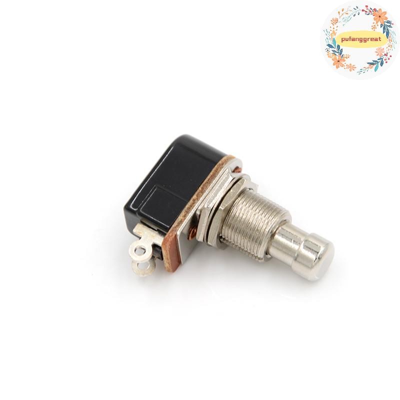 Pufanggreat ใหม่ไฟฟ้ากีตาร์สวิทช์ Momentary Push Button Foot Switch SPST TH
