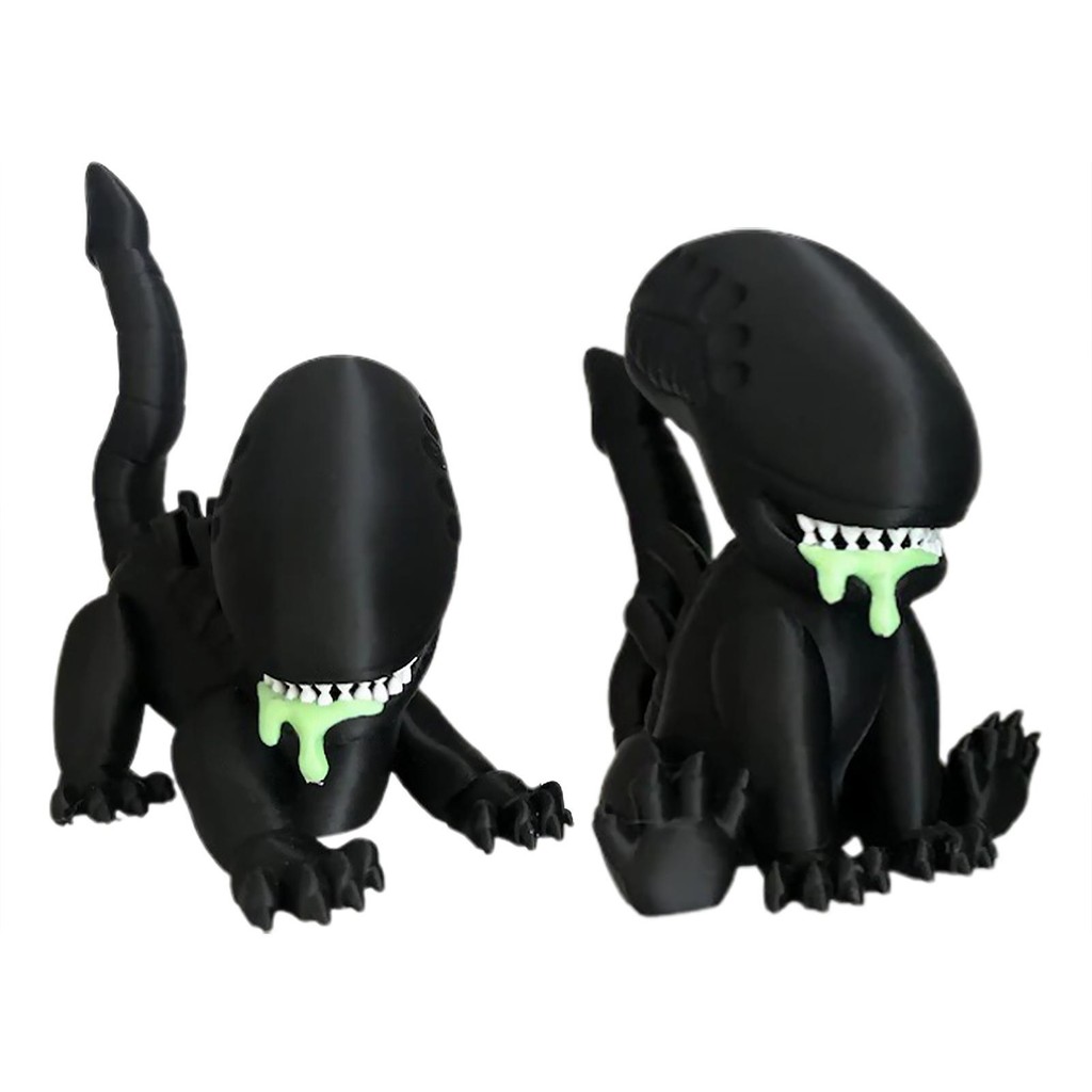 Alien Xenomorph Predalien Black Monster ตุ๊กตา Plush Alien ตลกตารางประติมากรรมประณีต shopebanth