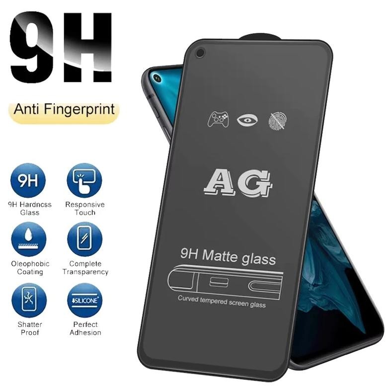 For ฟิมล์กระจก oppo A3s A5s A15 A16 A17 A17k A18 A38 A5 A9 A54 A57 A93 ฟิล์ม oppo reno 8t 5g AG ฟิล์