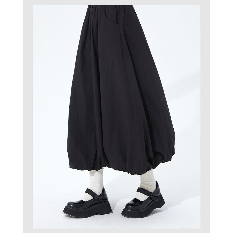 [LININ] กระโปรงดอกตูม สไตล์ญี่ปุ่น ยาวปานกลางเอวสูง ทรง.slimmer ใส่สบาย - รูปที่ 6