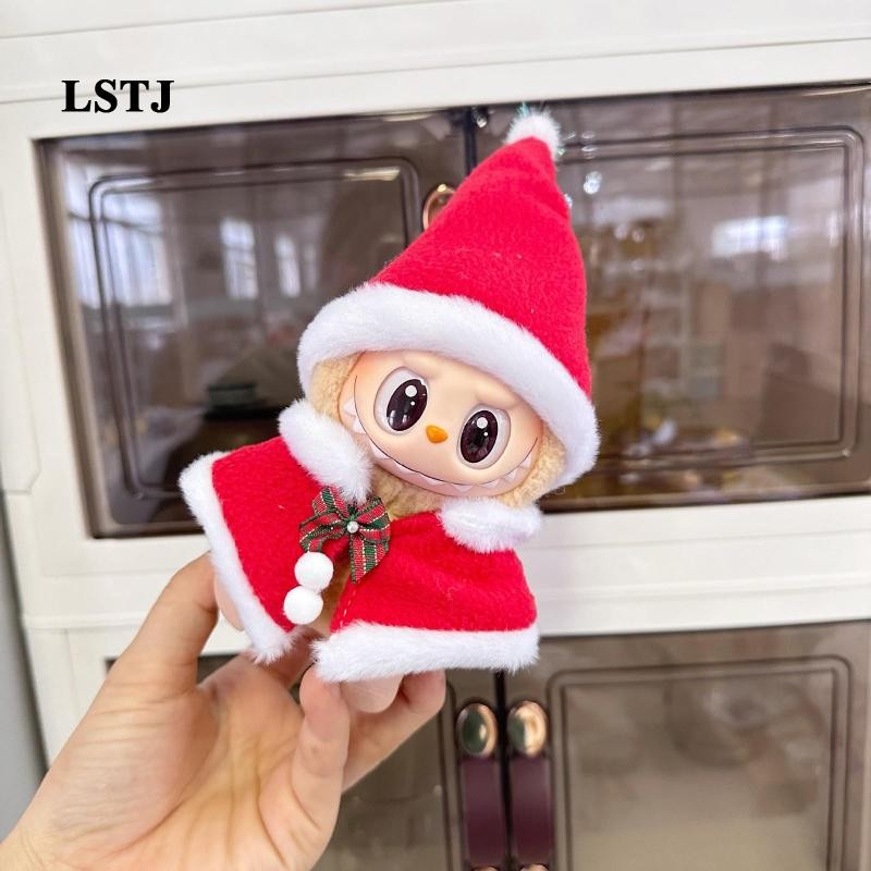 [Lstjj] ตุ๊กตาคริสต์มาสเคป DIY เสื้อผ้าสําหรับ 5-7 8-10 จี้ตุ๊กตา