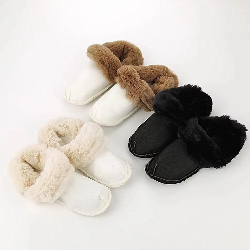 Lata 1 คู่ฤดูหนาวที่อบอุ่นรองเท้า, สําหรับผู้หญิงผู้ชาย Clog Fur Lining Plush แผ่นรองเท้า, Clogs ของขวัญเปลี่ยนรองเท้าแตะ Plush Liner
