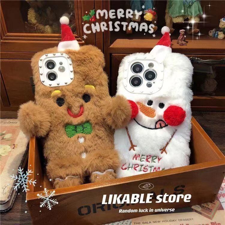 ตุ๊กตาสโนว์แมนคริสต์มาสเหมาะสําหรับ Apple iPhone14 เคสโทรศัพท์ 13promax ชาย 8plus หญิง 6s นุ่ม xs