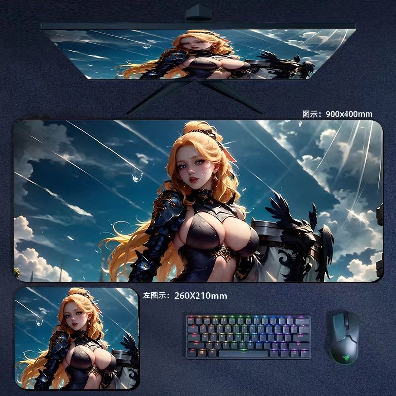 [70 * 30 ซม.] แผ่นรองเมาส์ขนาดใหญ่สําหรับเล่นเกมอะนิเมะแผ่นรองคีย์บอร์ดเกมนักเรียนสํานักงานหนังสือหอพักแผ่นรองโต๊ะ เด็กผู้ชาย แผ่นรองคอมพิว