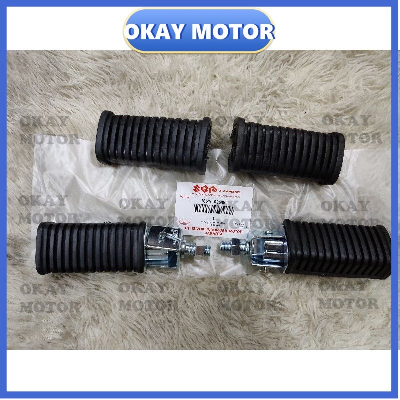 FOOTREST KAKI PIJAT RUBBER FRONT/REAR SUZUKI RC 80 RC80