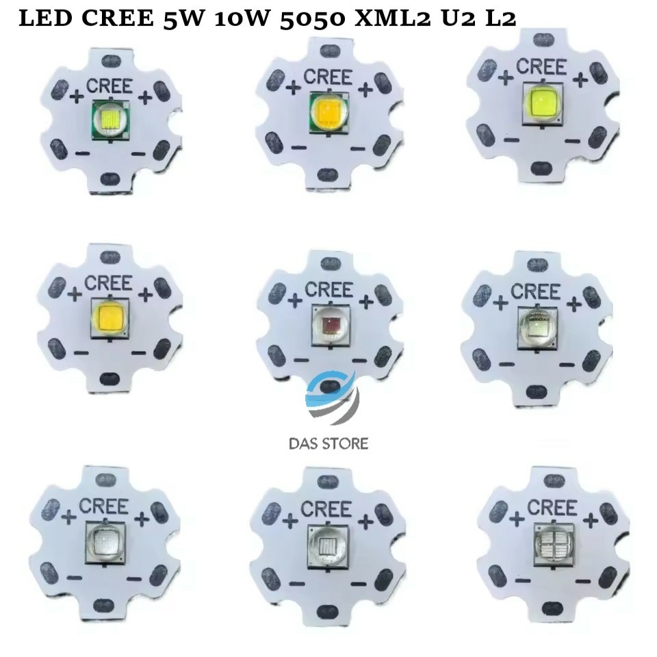 CREE LED 5W 10W 5050 XML2 U2 L2 5050 Warm White Gold สี