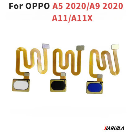 แพสแกนนิ้ว สําหรับ OPPO A5 A9 2020 A11 A11X แพรปุ่มโฮม Fingerprint scanner Flex Cable