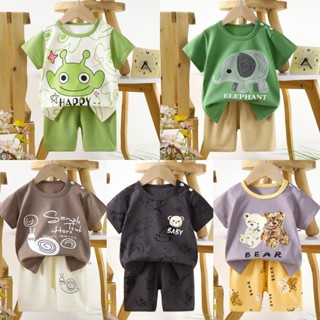 เสื้อผู้าเด็ก ชุดเซทเสือแขนสันกางเกงขาสัน ชุด ล่าลอง ชุดเชท …