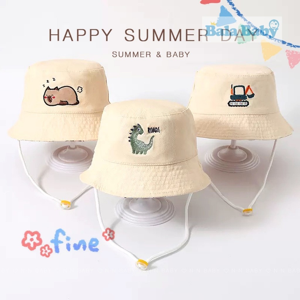 หมวกบัคเก็ตเด็ก หมวกกันแดด ใส่ได้ 2 ด้าน สำหรับ2-5ปี MZ213