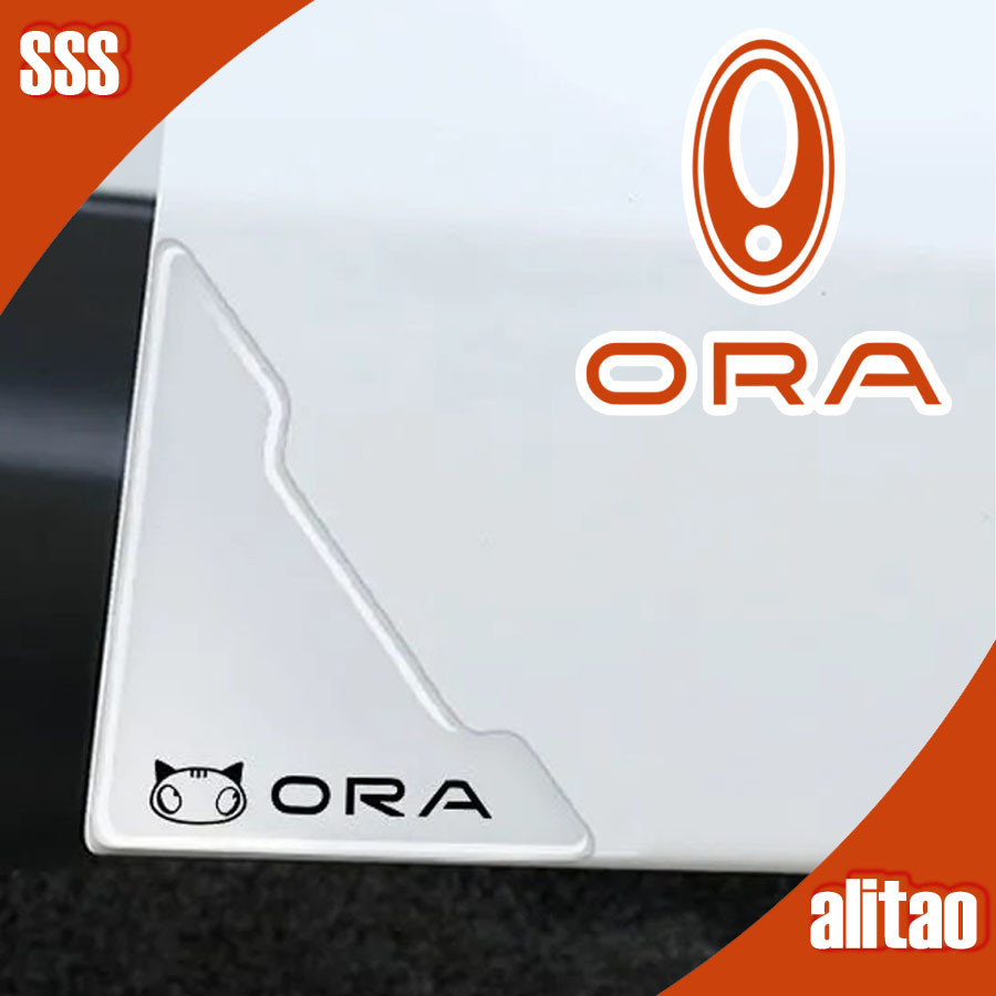 [พร้อม] ORA GOOD CAT ประตูรถ Anti-Collision Strip กระจกมองหลังประตูมุมล้อคิ้ว Protector สติกเกอร์รถ ORA 07 Body Kit ตกแต่ง ora Good Cat ตกแต่งรถรถอุปกรณ์เสริม LIGHTNING CAT G2EG