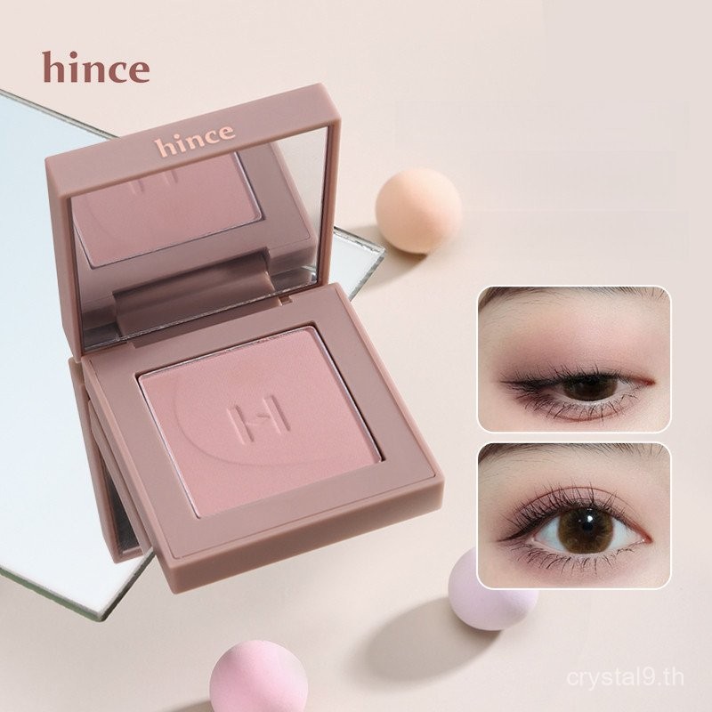 Hince Monochrome Eye Shadow Matte Contour แป้งสีเทา Earth Color Blush Eye การปรับเปลี่ยนอเนกประสงค์อ