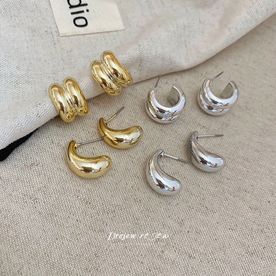 ต่างหูทรงกลมระยิบระยับ สไตล์ยุโรปและอเมริกา เหมาะทุกรูปแบบ แฟชั่นนานาชาติ