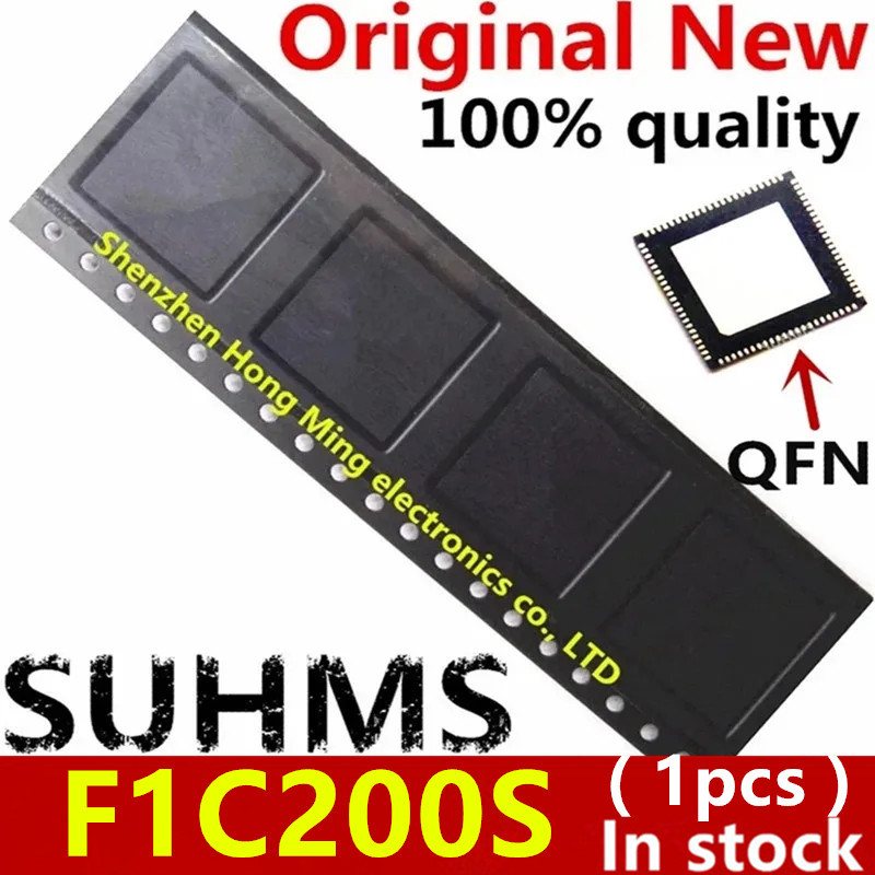 (1 ชิ้น) ชิปเซ็ต F1C200S QFN-88 ใหม่ 100%